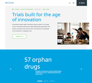 UX Design IQVIA - Desktop Design IQVIA