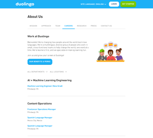UX Design Duolingo - Desktop Design Duolingo