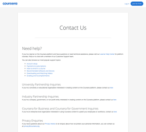 UX Design Contact - Desktop Design 