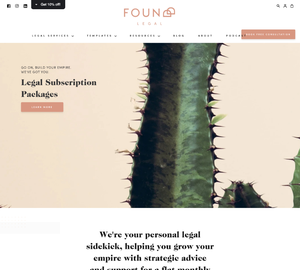 UX Design Foundlegal - Desktop Design Foundlegal