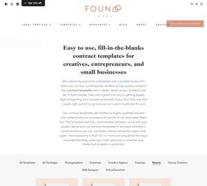 UX Design Foundlegal - Desktop Design Foundlegal