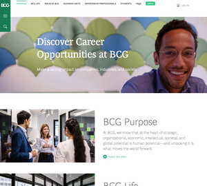 UX Design Boston Consulting Group (BCG) - Desktop Design Boston Consulting Group (BCG)