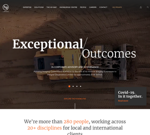 UX Design HopgoodGanim Lawyers - Desktop Design HopgoodGanim Lawyers