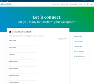 UX Design Mercer - Desktop Design Mercer