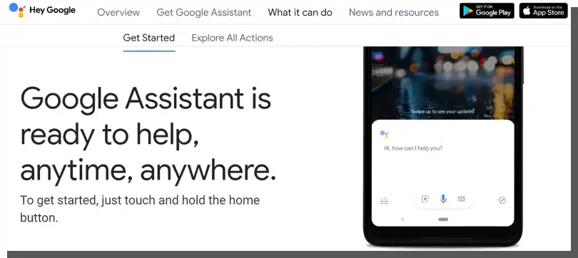 Google Assistant - Schnittstellengestaltung