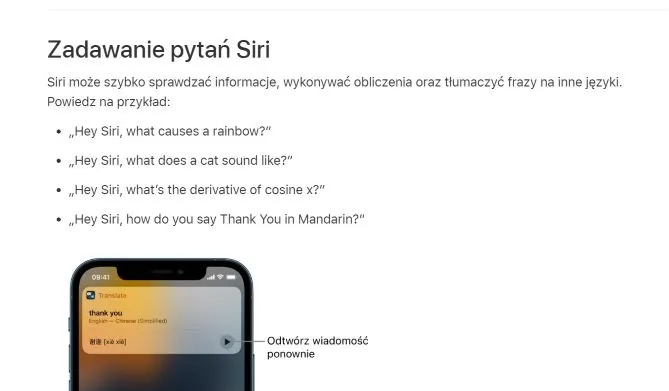 Beispiel für einen Sprachassistenten - Siri