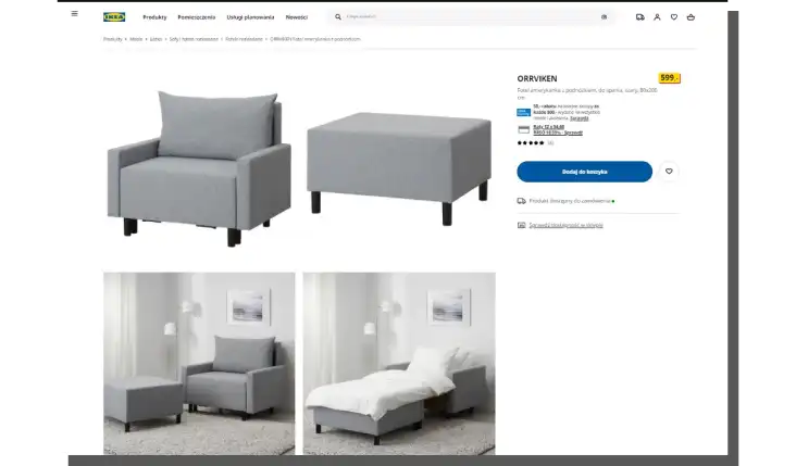 Gestaltung der Produktseite - Ikea.com