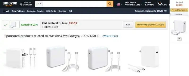Optimierung des Warenkorbs in einem Online-Shop - Amazon