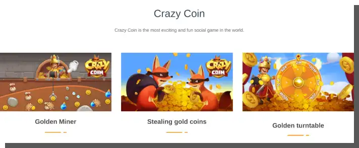 Mobile Anwendung für Kinder - Crazy Coin