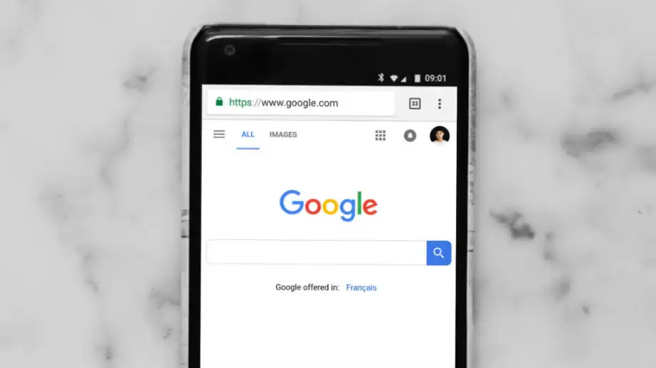 Mobile Version der Google-Suchmaschine