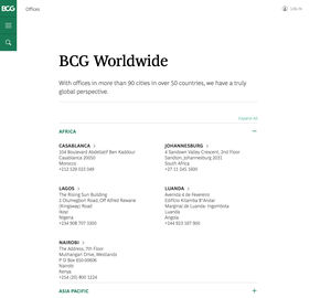 UX Design Boston Consulting Group (BCG) - Desktop Design Boston Consulting Group (BCG)