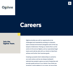 UX Design Ogilvielaw - Desktop Design Ogilvielaw