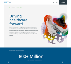 UX Design IQVIA - Desktop Design IQVIA
