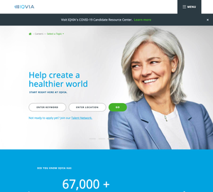UX Design IQVIA - Desktop Design IQVIA