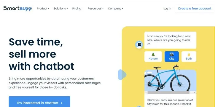 Smartsupp's chatbot solution