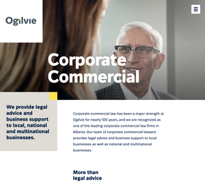UX Design Ogilvielaw - Desktop Design Ogilvielaw