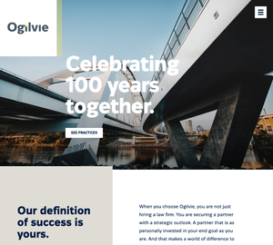 UX Design Ogilvielaw - Desktop Design Ogilvielaw