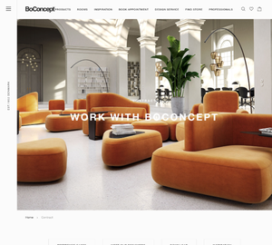UX Design BoConcept - Desktop Design BoConcept