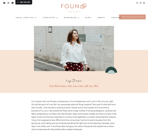 UX Design Foundlegal - Desktop Design Foundlegal