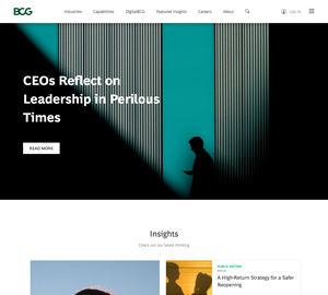 UX Design Boston Consulting Group (BCG) - Desktop Design Boston Consulting Group (BCG)