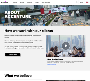 UX Design Accenture - Desktop Design Accenture
