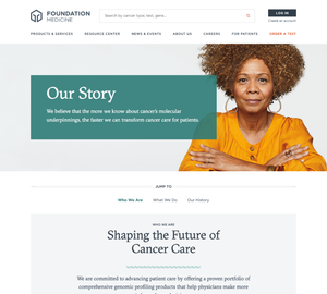 UX Design Foundation Medicine - Desktop Design Foundation Medicine