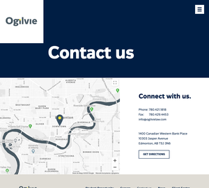UX Design Ogilvielaw - Desktop Design Ogilvielaw