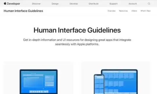 Human Interface Guidelines - wytyczne apple do aplikacji mobilnych