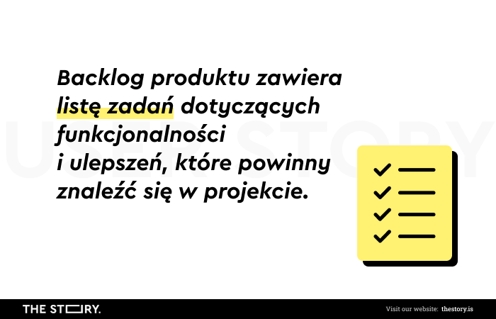 Grafika opisująca czym jest backlog.